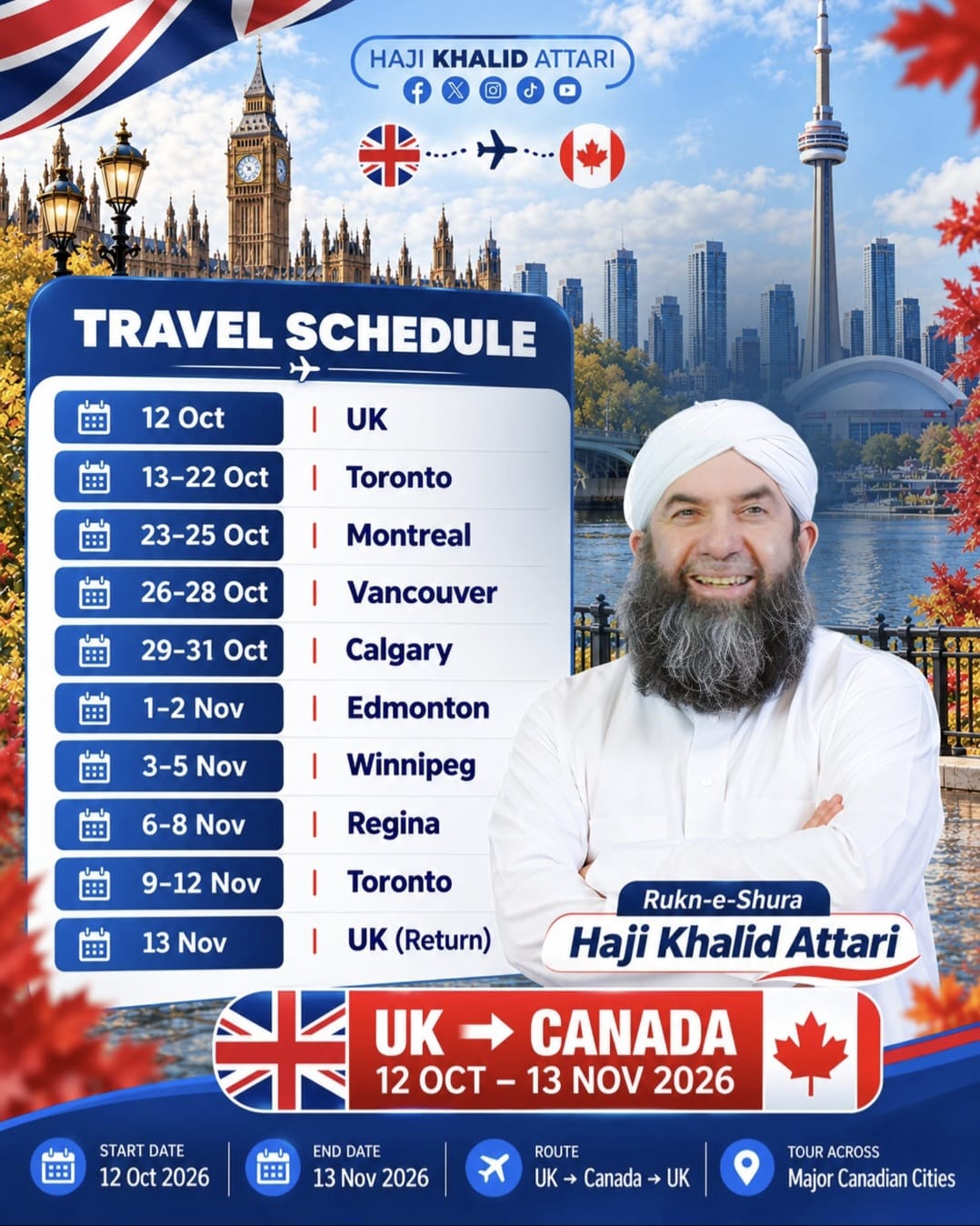 Haji Khalid Attari (Head of UK)